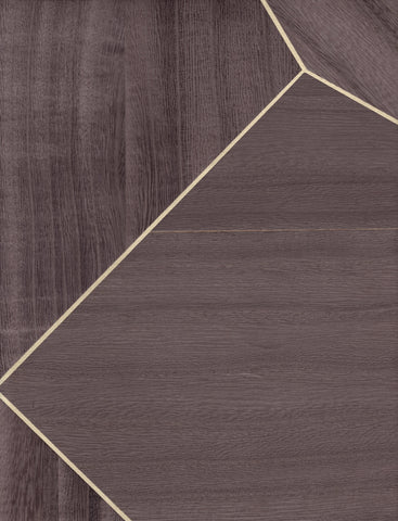  SHS10102 Wood Veneer Metallic Geometric Wallpaper