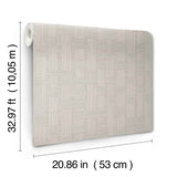  SI25723 Basketry Dove Grey Wallpaper