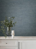 SI25752 Weathered Stucco Dusty Blue Wallpaper