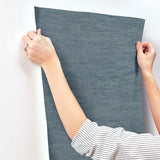 SI25752 Weathered Stucco Dusty Blue Wallpaper
