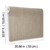 SI25851 Washed Ramie Oyster Wallpaper