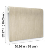 SI25852 Washed Ramie Reed Wallpaper