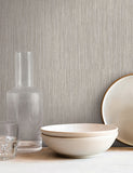 SI25853 Washed Ramie Dove Grey Wallpaper