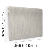 SI25853 Washed Ramie Dove Grey Wallpaper