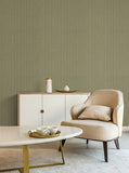 SI26123 Cording Stripe Moss Wallpaper