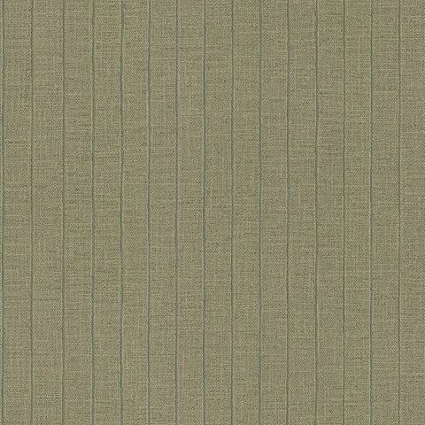 SI26123 Cording Stripe Moss Wallpaper