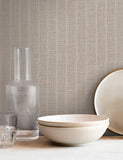 SI26124 Cording Stripe Smoke Wallpaper
