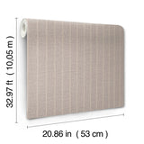 SI26124 Cording Stripe Smoke Wallpaper