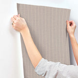 SI26124 Cording Stripe Smoke Wallpaper