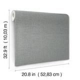 SI26141 Loom Silver Wallpaper