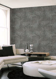 SI50610 Della Palm Blue Multi Wallpaper