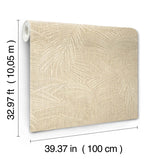  SI50614 Della Palm Wheat Wallpaper