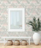 SK30002 Lagom Triangles Peppercorn Wallpaper