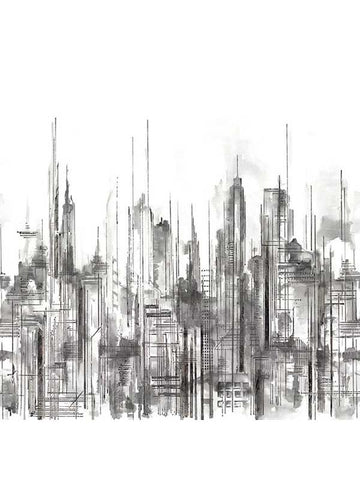 SK91500M Skyline 5 Panel Mural