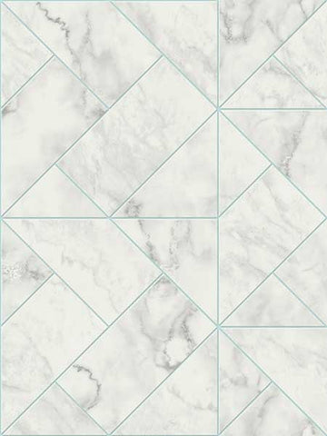 SK92312 Geometric Marble Wallpaper