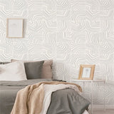 SL80208 Seabrook Abstract Gray Wallpaper