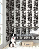 SR21100 Kai Heathered Black Wallpaper