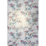 SV60912 Beige gold blue pink blossoms chinoiserie floral curve branches birds Wallpaper