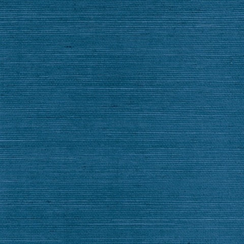 SY21822 Aqua Blue Natural Grasscloth Wallpaper