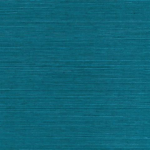 SY21842 Teal Natural Grasscloth Wallpaper