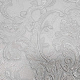 Z80040 Satin white damask Victorian wallpaper faux leopard cheetah skin textured rolls
