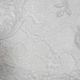 Z80040 Satin white damask Victorian wallpaper faux leopard cheetah skin textured rolls