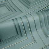 Z46023 Silver Blue-gray bronze Metallic Faux Wood Panel Imitation Textured Wallpaper 3D