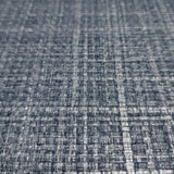 BV30312 Silver Blue lines faux weave Woven Raffia tarpaulin fabric textured wallpaper 3D