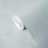 221269 Soft light blue faux woven sack fabric textured wallcoverings plain wallpaper