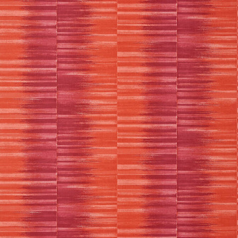 T10087 Mekong Stripe Pink and Coral Wallpaper