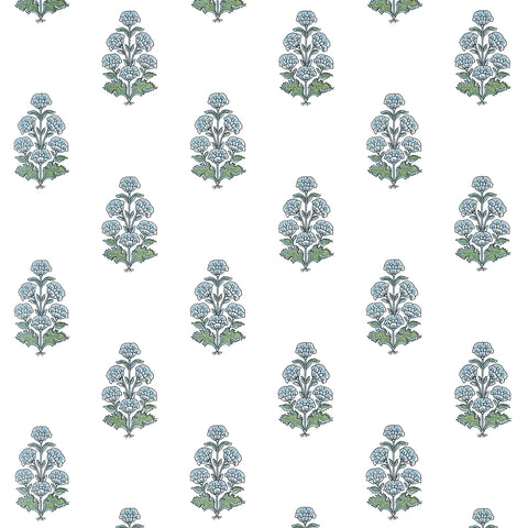 T10521 Audrey Blue Wallpaper