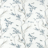 T10529 Virginia Cream and Aqua Wallpaper