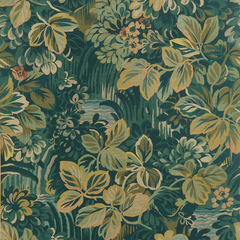 T10530 Night Garden Peacock Wallpaper