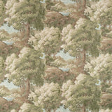 T10546 Woodland Clearing Green Wallpaper