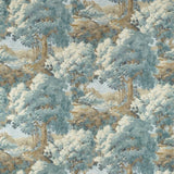T10547 Woodland Clearing Spa Blue Wallpaper