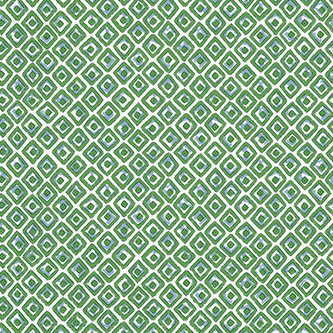 T10659 Indian Diamond Green Wallpaper