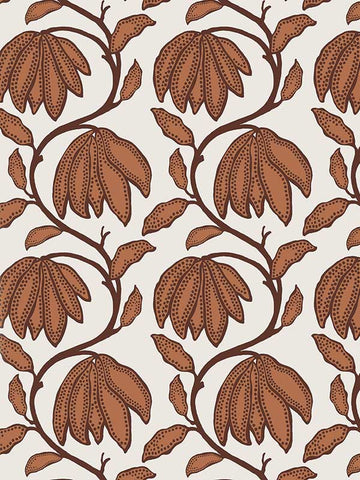 T12006 Desert Flower Ochre Wallpaper