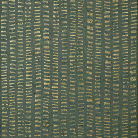 T12813 Cork Forest Olive Green Wallpaper