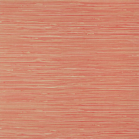 T13345 Pavilion ST. THOMAS faux grasscloth red wallpaper