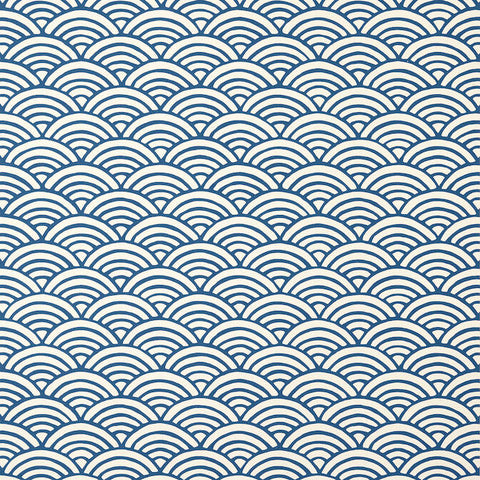 T13377 Pavilion MARIS blue wallpaper
