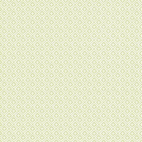 T13662 Holiday Trellis Green Wallpaper
