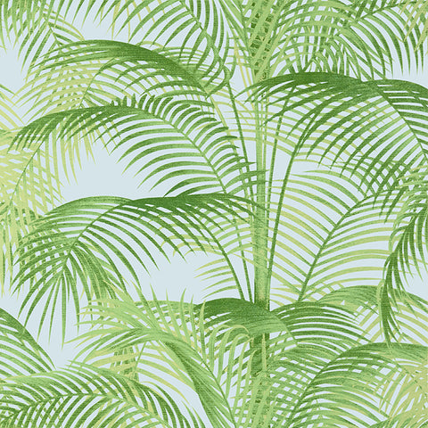 T13937 Delray Green and Blue Wallpaper