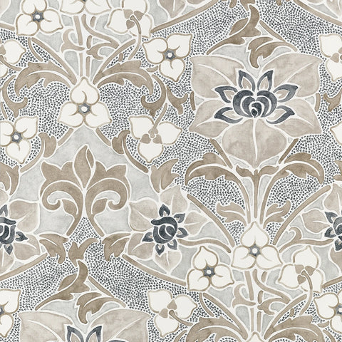 T14605 Fairhaven Woodford Natural Wallpaper 