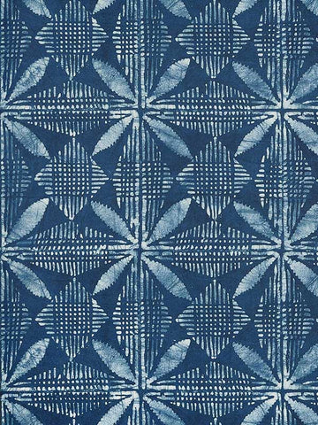 T15837 Tortuga Batik Navy Wallpaper