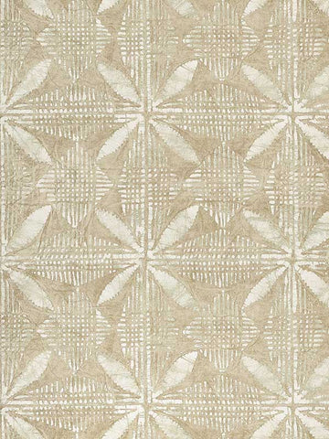 T15839 Tortuga Batik Beige Wallpaper