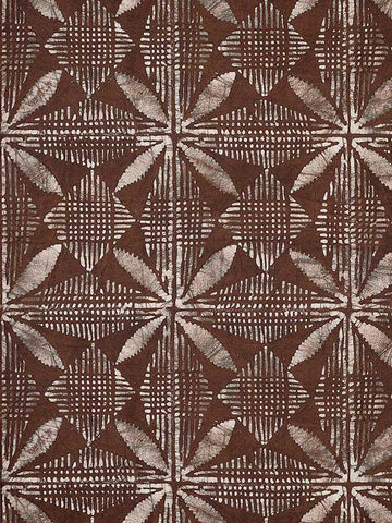 T15840 Tortuga Batik Brown Wallpaper