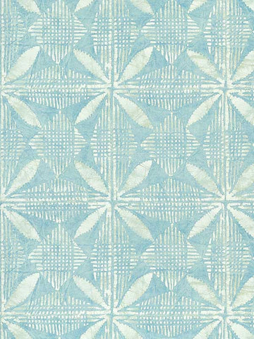 T15841 Tortuga Batik Turquoise Wallpaper