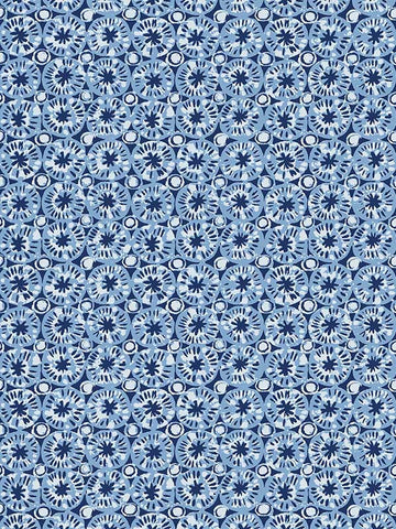 T15855 Sand Dollar Blue Wallpaper