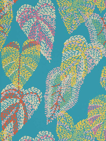 T15864 Delilo Turquoise Wallpaper