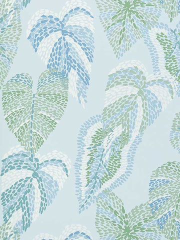 T15867 Delilo Soft Blue Wallpaper